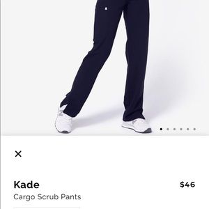 Brand new FIGS Kade Cargo Scrub Pants Im Navy